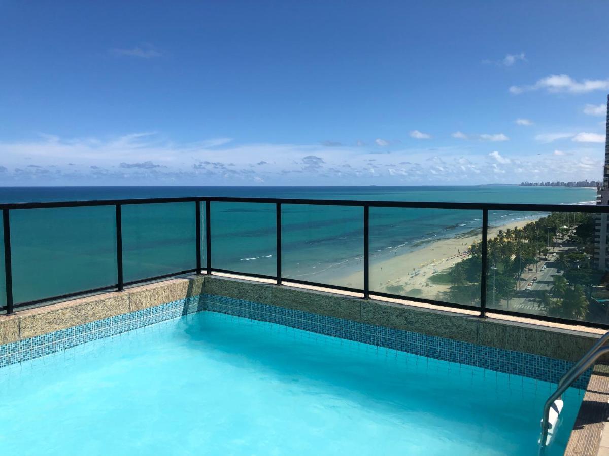 Lindo Apartamento Com Piscina - Beira Mar Apartman Recife Kültér fotó